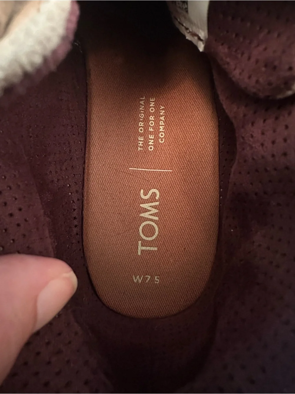 Toms Suede Wedge Lace-Up Booties